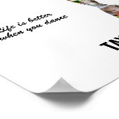 Poster Ballet Dance Photo Collage Custom Ballerina (Coin)