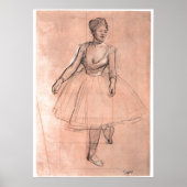 Poster Ballet Dancer (study) by Edgar Degas, Vintage Art (Devant)