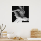 Poster Ballet - Danse - Ballerina 9 - Noir & Blanc (Cuisine)