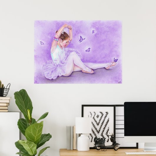 Poster Ballet De Papillon (Bureau à domicile)