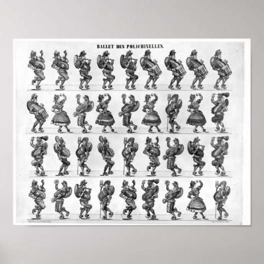 Poster Ballet des Polichinelles (Devant)
