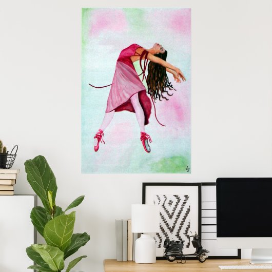 Poster Ballet En Rose (Bureau à domicile)