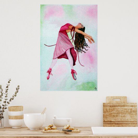 Poster Ballet En Rose (Cuisine)