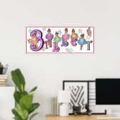 Poster Ballet - Imprimer (Arrière - plan blanc) (Bureau à domicile)