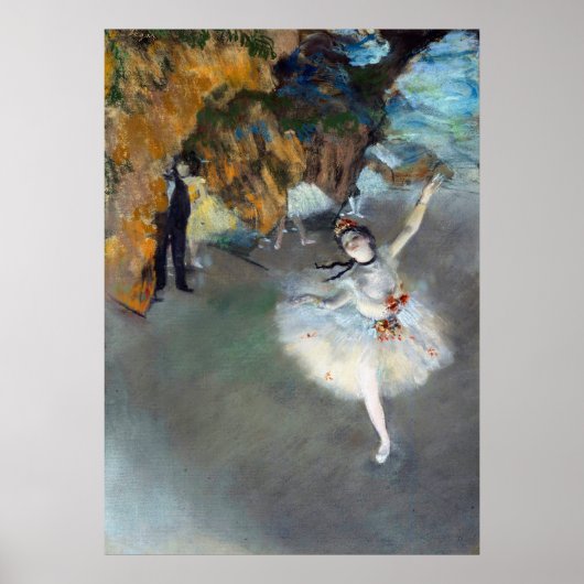 Poster Ballet - l'etoile - Edgar Degas - 1878 (Devant)