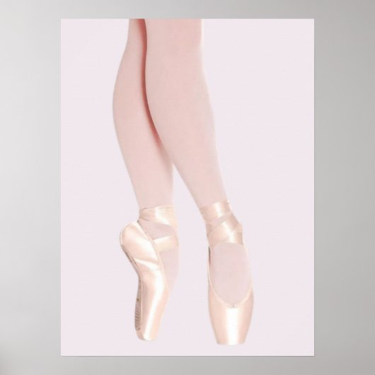 Poster Ballet Point Shoes (Devant)