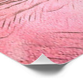 Poster Ballet rose Chaussures Jolie Danseuse Pieds Glossy (Coin)