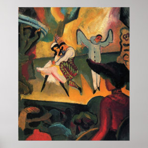 Poster Ballet Russes, Ballet russe par August Macke