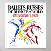 Poster Ballet Russes - Danseuse Abstraite (Devant)
