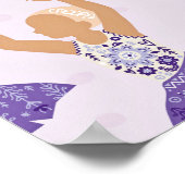 Poster Ballet scandinave Ballerina filles (Coin)