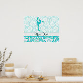 Poster Ballet turquoise (Cuisine)