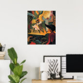 Poster Ballets Russes, Ballet Russe par August Macke (Bureau à domicile)