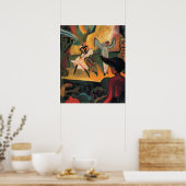 Poster Ballets Russes, Ballet Russe par August Macke (Cuisine)