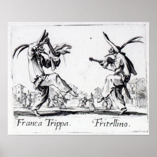 Poster Balli de Sfessania, c.1622 (Devant)