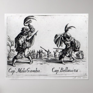 Poster Balli de Sfessania, c.1622