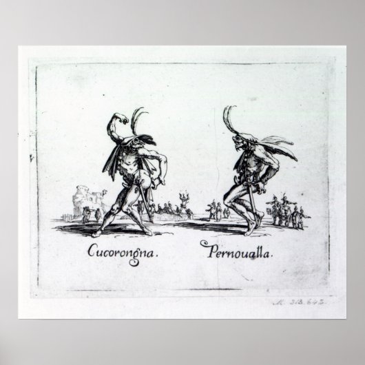 Poster Balli de Sfessania, c.1622 (Devant)