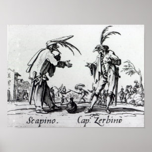 Poster Balli de Sfessania, c.1622 2