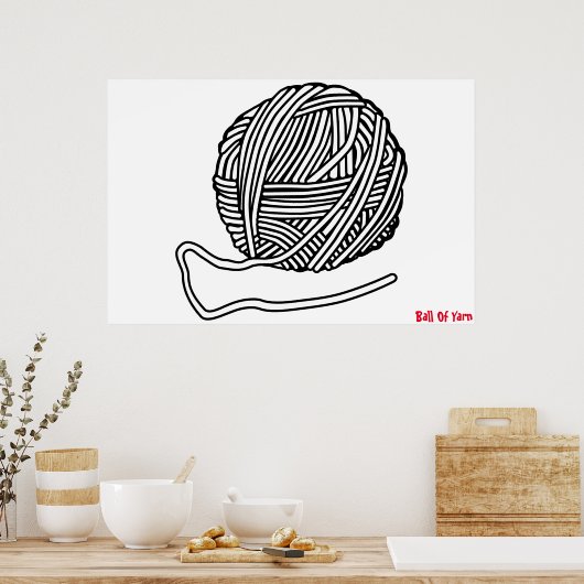 Poster Ballof Yarn (Cuisine)