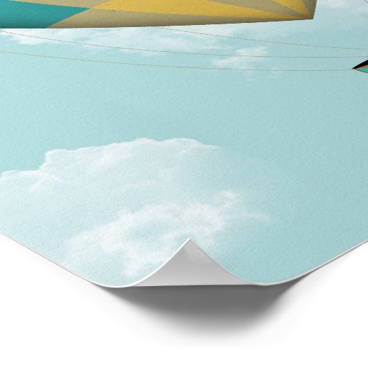 Poster Ballon à air chaud (Coin)