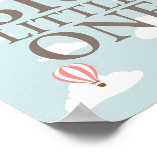 Poster Ballon à air chaud (Coin)