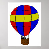 Poster Ballon à air chaud (Devant)