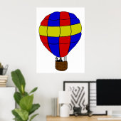 Poster Ballon à air chaud (Bureau à domicile)
