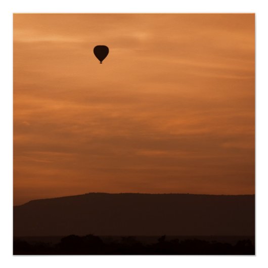 Poster Ballon à air chaud (Devant)