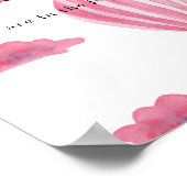 Poster Ballon à air chaud - Combien de bonbons (Coin)