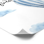 Poster Ballon à air chaud - Devinez le doux désordre (Coin)