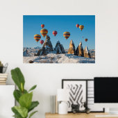 Poster Ballon à air chaud en Cappadoce (Bureau à domicile)