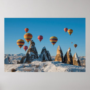 Poster Ballon à air chaud en Cappadoce