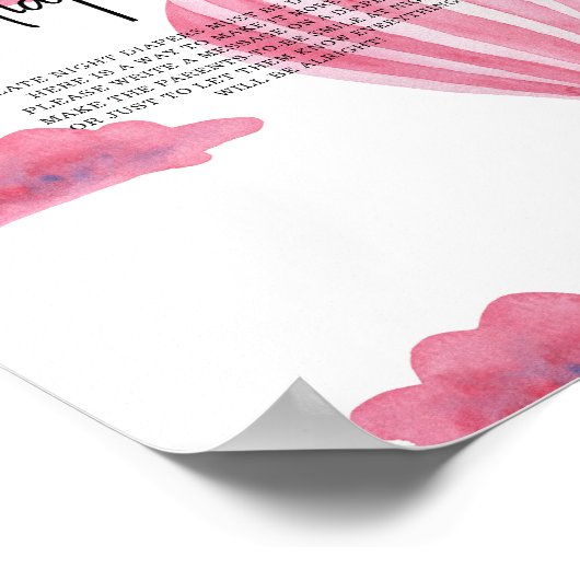 Poster Ballon à air chaud - Late Night couches (Coin)