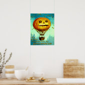 Poster Ballon à air Jack O'Lantern (Cuisine)