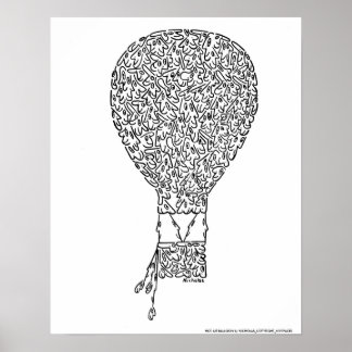 Poster BALLON D'AIR CHAUD par NICHOLAS_COPYRIGHT_M...