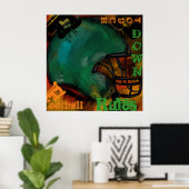 POSTER BALLON DE FOOT AMÉRICAIN (Bureau à domicile)