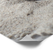 Poster ballon de football sur la plage de ballybunion (Coin)