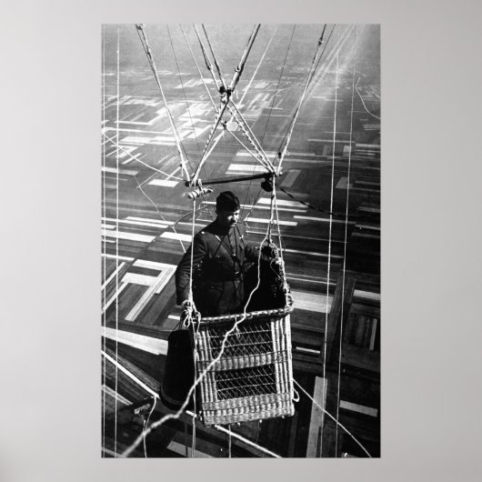 Poster Ballon d'observation de WWI (Devant)