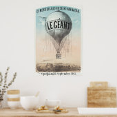 Poster Ballon géant (Cuisine)