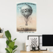Poster Ballon géant (Bureau à domicile)