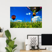 Poster Ballons à air chaud (Bureau à domicile)