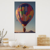 Poster Ballons à air chaud (Cuisine)