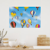 Poster Ballons à air chaud (Cuisine)