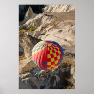 Poster Ballons à air chaud au-dessus de l'affiche Cappado