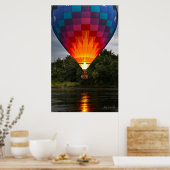 Poster Ballons à air chaud pour la récupération d'eau (Cuisine)