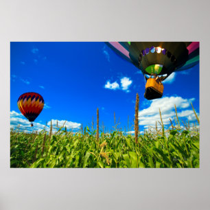 Poster Ballons à air chauds