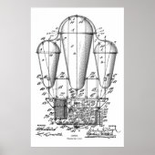 Poster Ballons de 1911 - Ancien navire - dessin d'art (Devant)