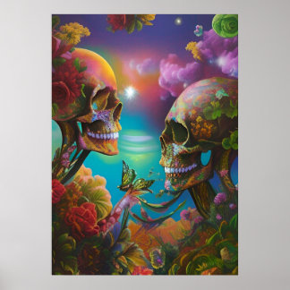 Poster Ballons De Déplacement Art - Balade Ou Mort