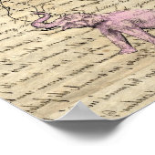 Poster Ballons d'éléphant rose (Coin)