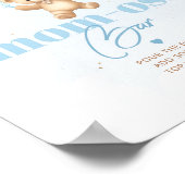 Poster Ballons d'ours en peluche bleu bar maman-osa (Coin)