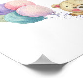 Poster Ballons en forme d'ours en peluche - devinez combi (Coin)